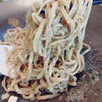 つくばらーめん 鬼者語 - 替玉　紅ズワイ蟹のミソのソース　和えた