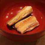 三谷 - 穴子の白トリュフ焼き　には、Batard-Montrachet 2010 Grand Cru Domaine Leflaive　(2015/01)