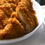 ピースキッチン - メガチキンカツ定食　肉厚！