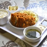 ピースキッチン - メガチキンカツ定食