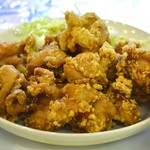 ピースキッチン - メガ鶏の唐揚げ定食