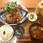 別館 すが井 - 地鶏唐揚げ定食