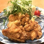 別館 すが井 - 地鶏唐揚げ定食