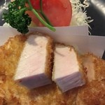 とんかつあさくら - 特上ロースとんかつ　アップ