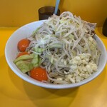 ラーメン二郎 - ニンニクマシ　ヤサイ