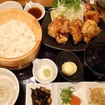 おひつごはん四六時中 - 料理写真:鶏の唐揚げ御膳 1,419円