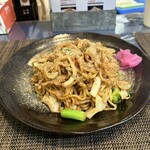 虹屋ミミ - 料理写真:ネギいか醤油焼きそば