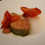 フロリレージュ - フォアグラとトマトの皮が確り固くて美味い。もちろんフォアグラも。