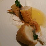 フロリレージュ - お魚料理。ここの魚料理は結構いい。