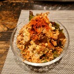 播州地酒 ひの - 玉子と焼豚たっぷりポテトサラダ(小)
