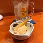酒処庵 - お通しのたけのこ