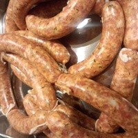 10種以上のスパイスが入った自家製スパイシーソーセージ（1本）