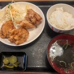 さぬきうどん 天霧 - 料理写真:中津風唐揚げ定食930円