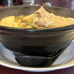 煮豚月見うどん - 肉吸いうどん,煮豚月見うどん中西製作所安城本店(愛知県安城市)TMGP撮影