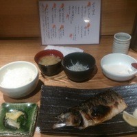 魚匠 銀平 道頓堀店 - 焼き魚定食(さば)