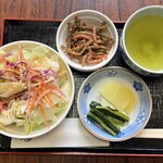 天ぷら　若杉 - ランチの丼のセット