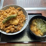 天ぷら　若杉 - かき揚げ丼