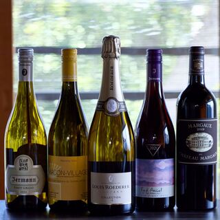 【酒】京の地酒や、ソムリエ厳選ワインもラインナップ
