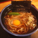 きしめん 寿々木屋 - 月見そば(15-02)