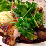 35345829 - ジャーパクチキンプレート(1080円)+ミニカレー(120円)