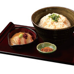 鯛塩そば 灯花 - 鯛茶漬け(鯛のお刺身付き)