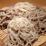 石臼挽き手打 蕎楽亭 - 【'14/02/21撮影】二色そば 1134円 のざるそばと十割そば