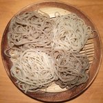 石臼挽き手打 蕎楽亭 - 【'14/02/21撮影】二色そば 1134円 のざるそばと十割そば