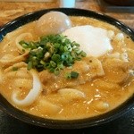 うどん 四方吉 - 【2015.2.24(火)】とろとろ(豚肉と山芋)カレーうどん(大盛・600g・辛口)900円