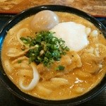 うどん 四方吉 - 【2015.2.24(火)】とろとろ(豚肉と山芋)カレーうどん(大盛・600g・辛口)900円