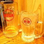 鳥貴族 - ３杯めは麦焼酎「大隈（おおすみ）」の水割り