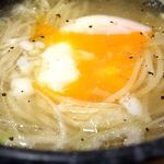 鳥貴族 - 半熟の玉子をプツンとくずしていただく