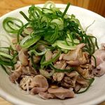 鳥貴族 - 「ホルモンねぎ盛（ポン酢）」