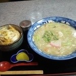 居食屋ふれんず・うどん・そば - ミニカツ丼 長崎ちゃんぽん1220円