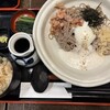 そじ坊 - 冷やし月見山かけそば定食