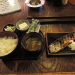くまちゃん - 焼き魚定食（サバ）