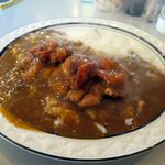 カレーショップキング - チキンカツカレー+チキントッピング、大盛り辛口