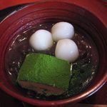 竹情荘 - ひやしぜんざいのアップ(2013.10)