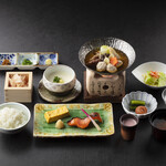 羽釜炊きご飯の信州朝会席