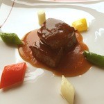 広東料理 センス - 黒毛和牛フィレ肉のサイコロステーキチャイニーズBBQソース