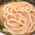 麺屋一燈 - 特製濃厚魚介つけめん(中盛) 1150円 のつけ汁の中のつけ麺