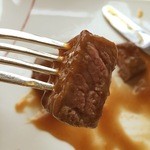 広東料理 センス - 黒毛和牛フィレ肉のサイコロステーキチャイニーズBBQソース