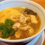 中華そば食堂 田中 - 料理写真:地鶏となめこの中華そば塩¥950