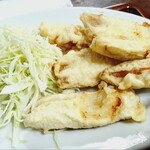 一芳亭 - 豚天定食1200円の豚天（2026年4月）