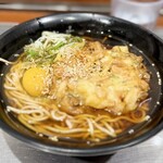 駅そば 大江戸そば - 料理写真:かき揚げ天玉そば(570円)