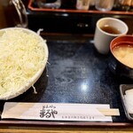 立呑み とんかつ まるや - セット(200円)