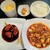 四川飯店 - 料理写真:ランチセット(陳麻婆豆腐・黒醋古老肉)