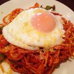 プランタン - ナポリタン（チーズ後掛けしました）