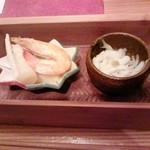 Sakuramaru - 突き出し（白魚など）