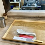 えびそば 緋彩 - 初期配膳