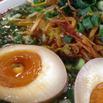 長町ラーメン - 煮卵やはり毎度ながらちょうど良い